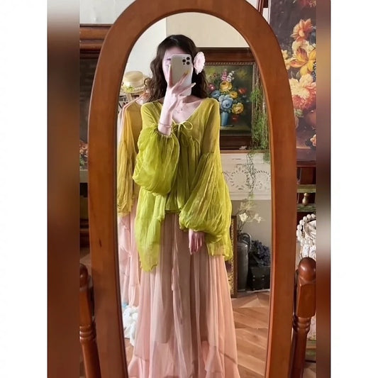 Beach Vacation Sun Protection Clothing Fairy Temperamental Baby Shirt Top