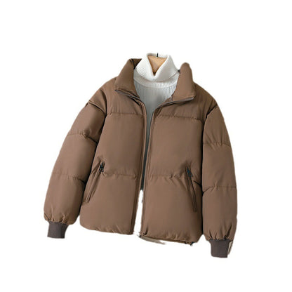 Thickened Cotton Clothing Cotton Coat Women's Korean-style Loose Lapel