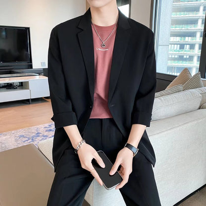 Casual Suit Men's Trendy Baggy Coat
